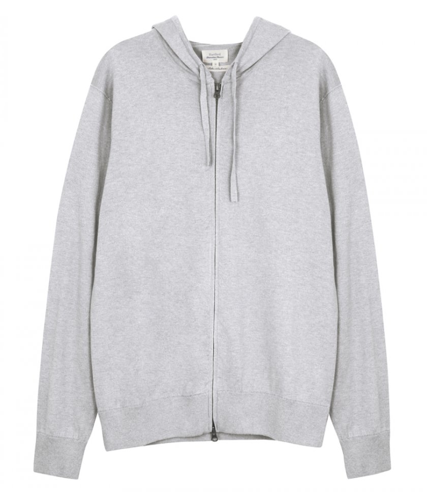 HARTFORD - LIGHT CASHMERE HOODIE ZIP