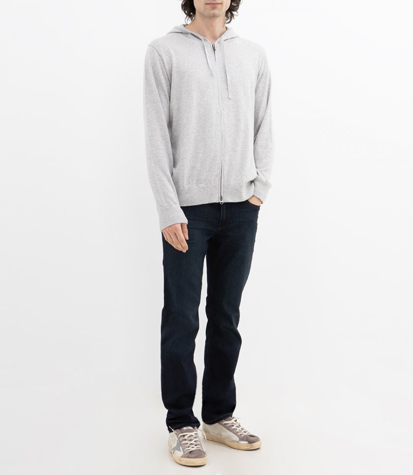LIGHT CASHMERE HOODIE ZIP