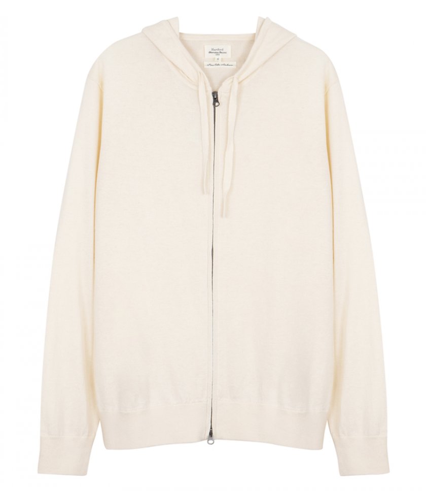 HARTFORD - LIGHT CASHMERE HOODIE ZIP