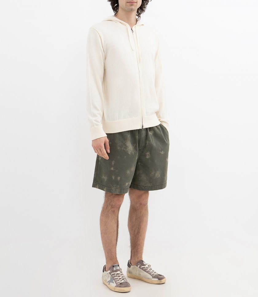LIGHT CASHMERE HOODIE ZIP