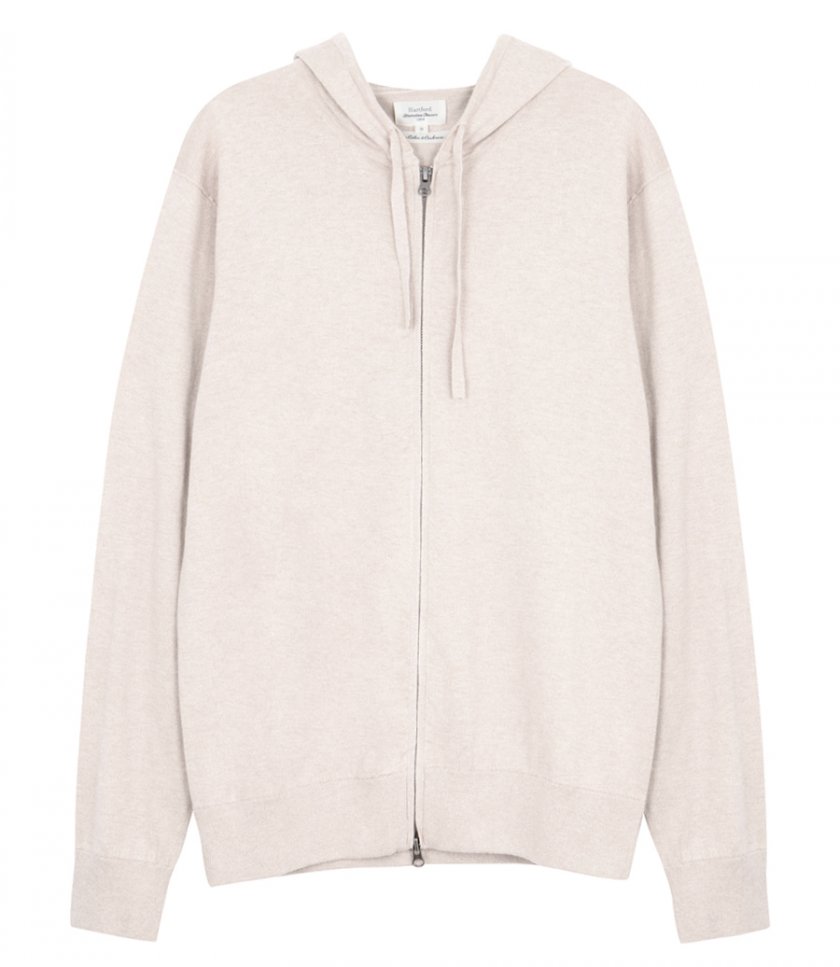 HARTFORD - LIGHT CASHMERE HOODIE ZIP