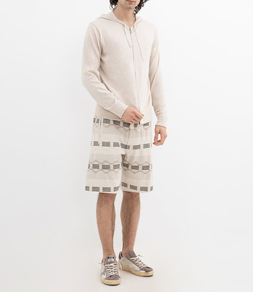LIGHT CASHMERE HOODIE ZIP