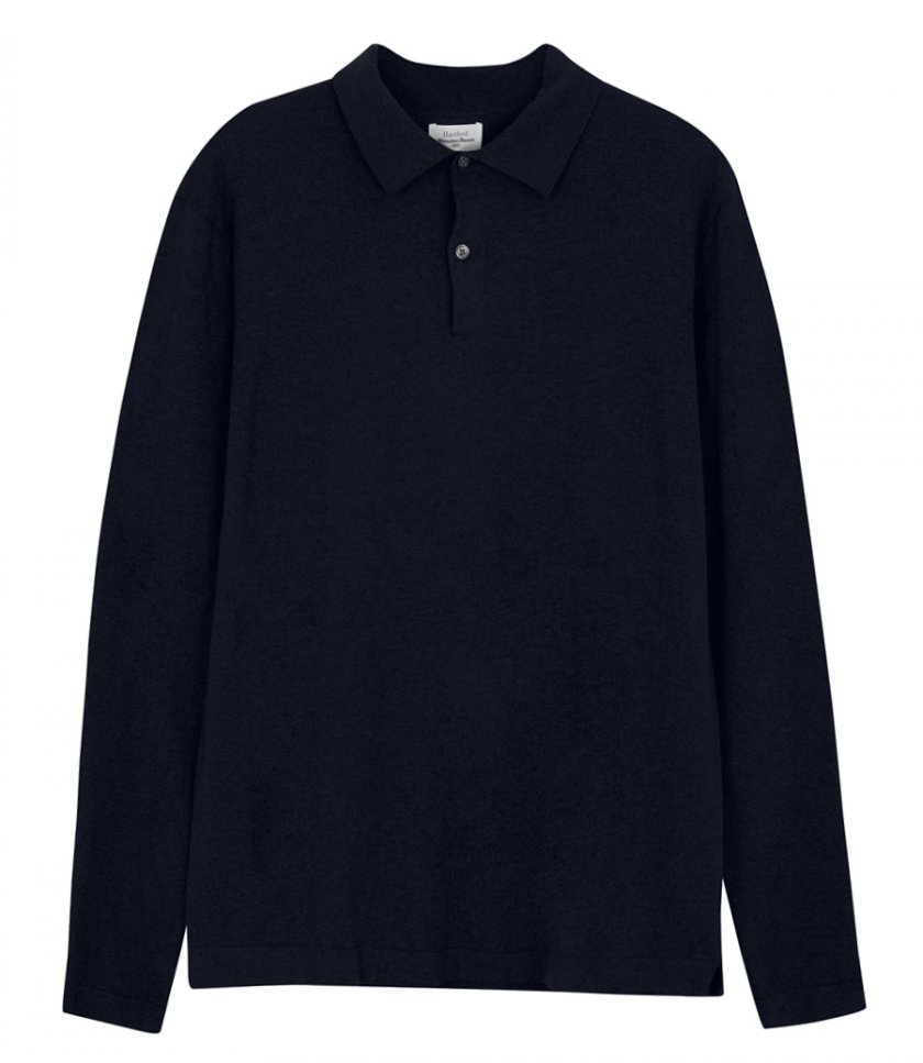 HARTFORD - CASHMERE POLO LS