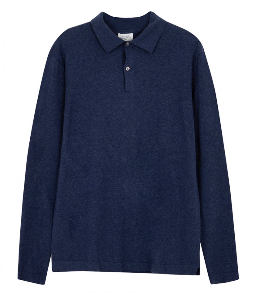 HARTFORD - CASHMERE POLO LS