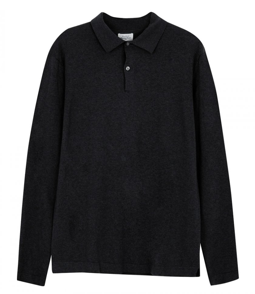 HARTFORD - CASHMERE POLO LS