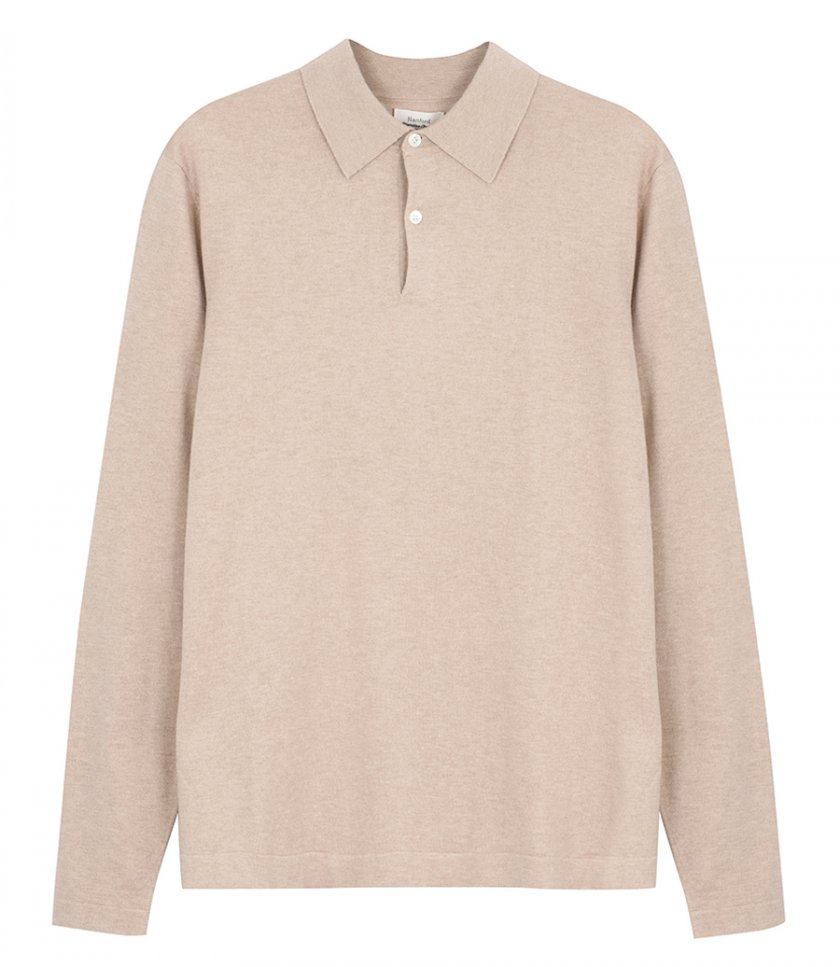 HARTFORD - CASHMERE POLO LS