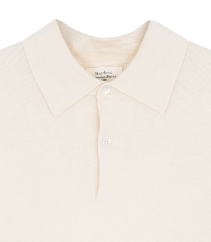 CASHMERE POLO LS
