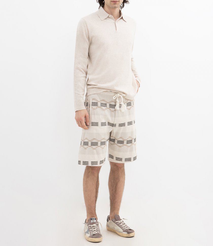 CASHMERE POLO LS
