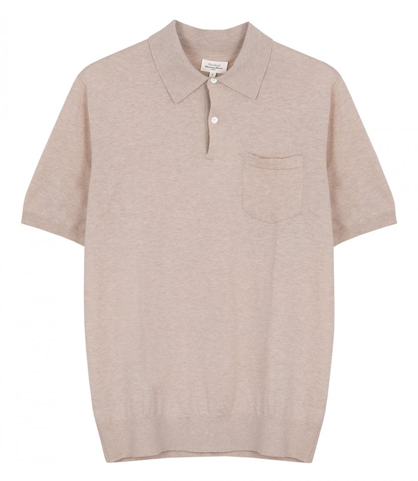 HARTFORD - POLO SS CASHMERE