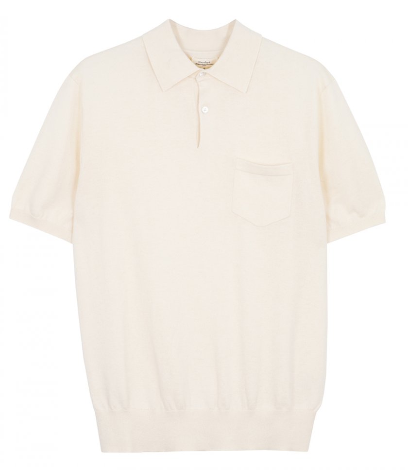 HARTFORD - POLO SS CASHMERE