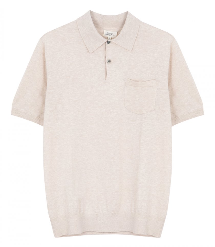 HARTFORD - POLO SS CASHMERE