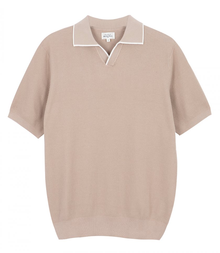 HARTFORD - POLO KNIT PIQUE SS