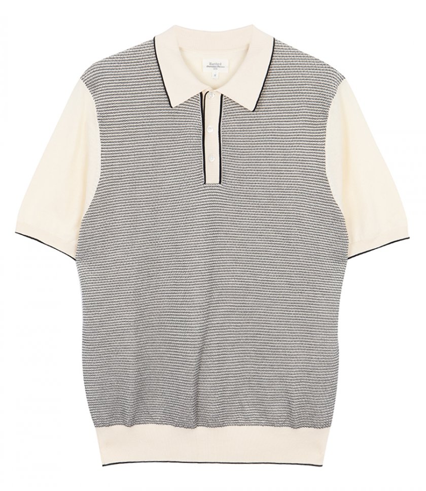 JACQUARD POLO SS