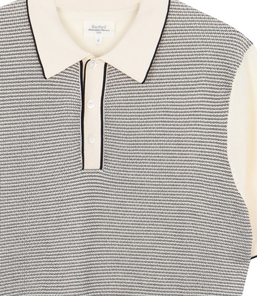 JACQUARD POLO SS