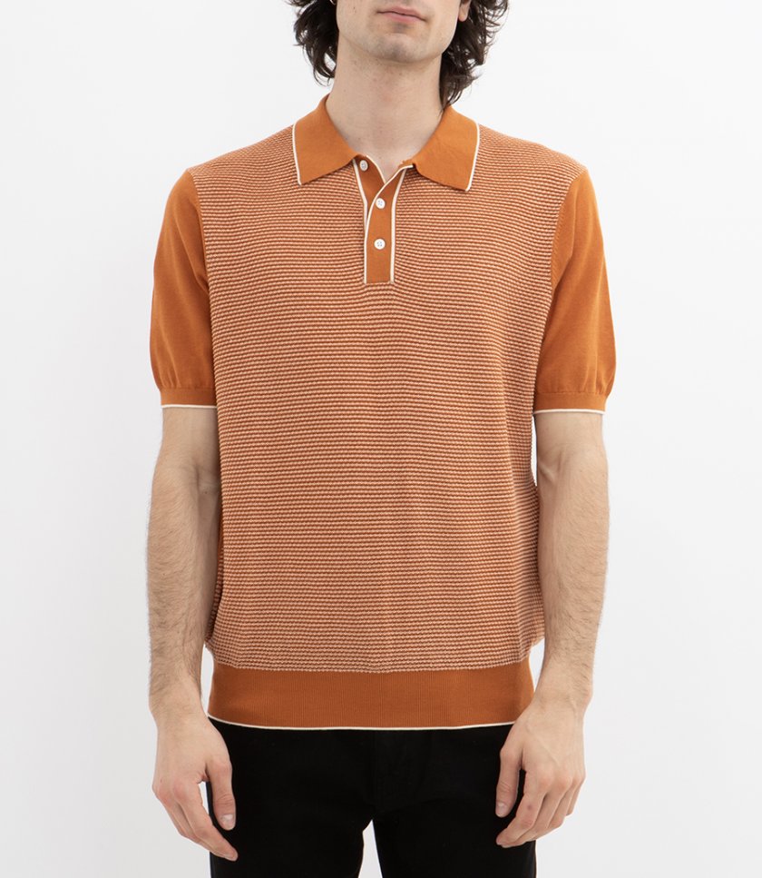 JACQUARD POLO SS