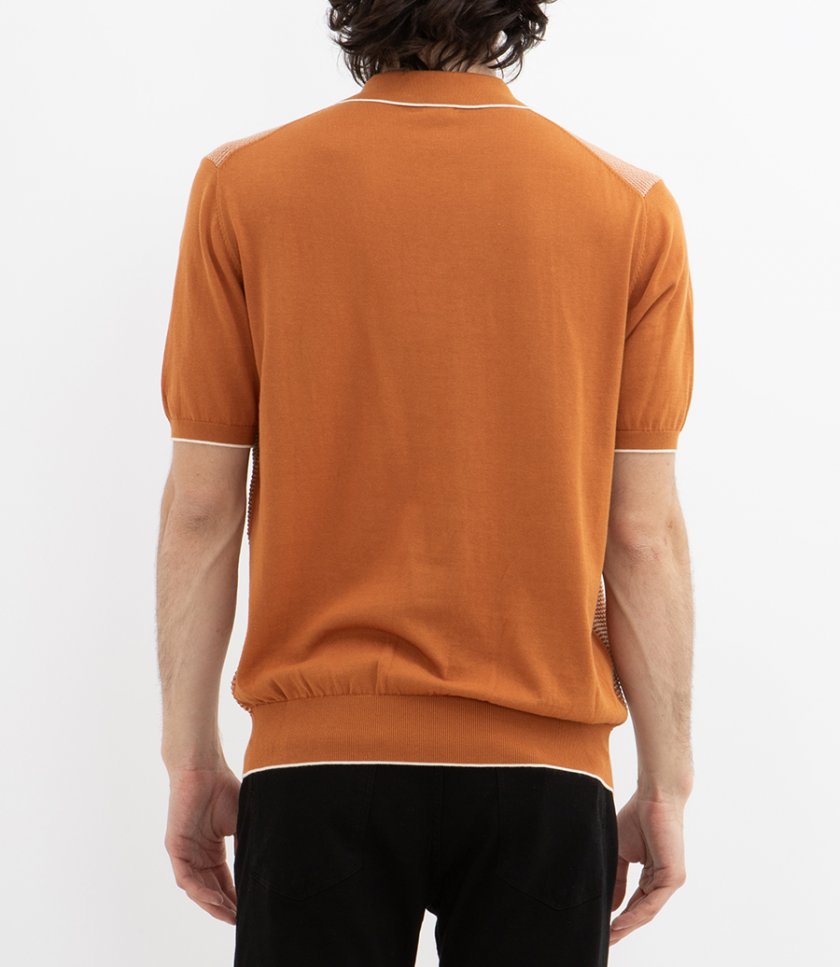 JACQUARD POLO SS