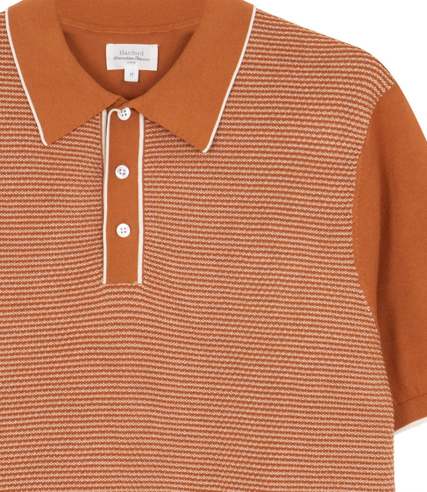 JACQUARD POLO SS