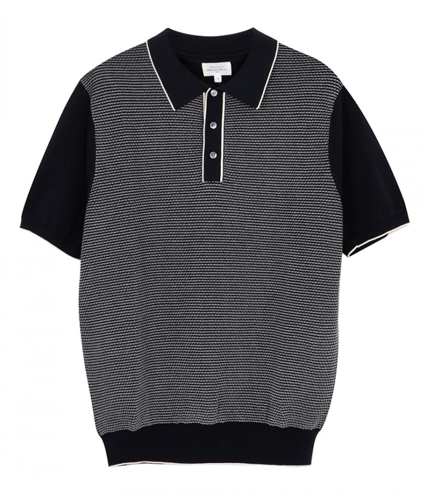 HARTFORD - JACQUARD POLO SS