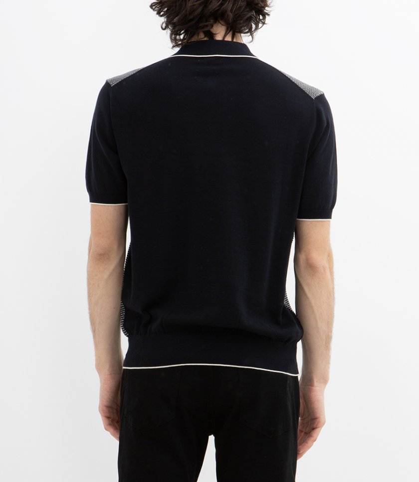 JACQUARD POLO SS