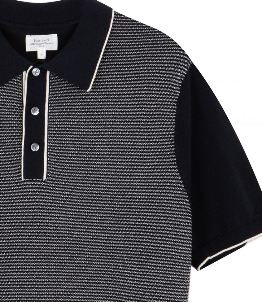JACQUARD POLO SS