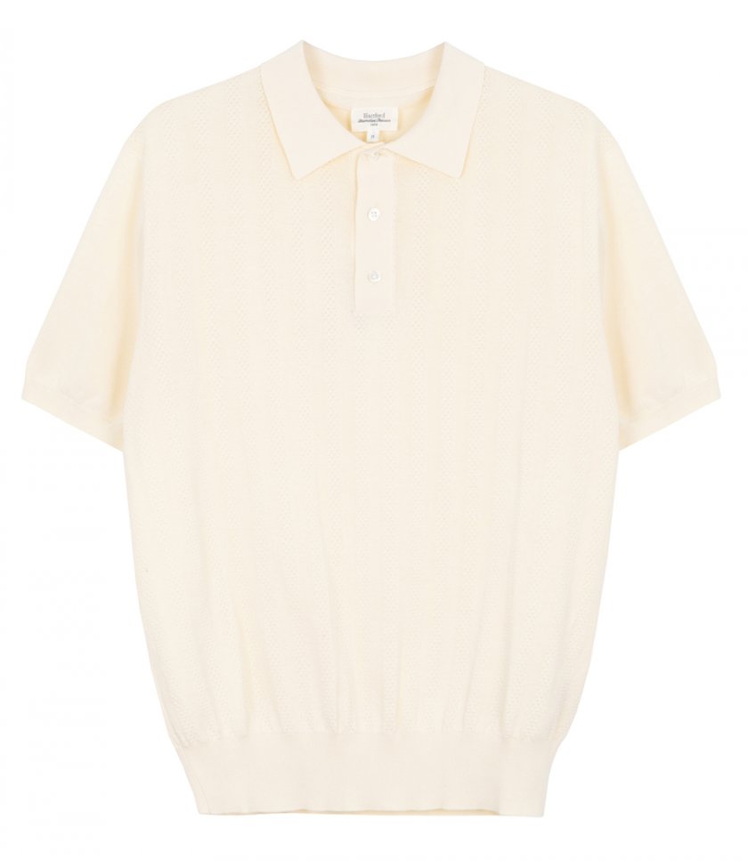 HARTFORD - RETRO KNIT STRIPE POLO SS