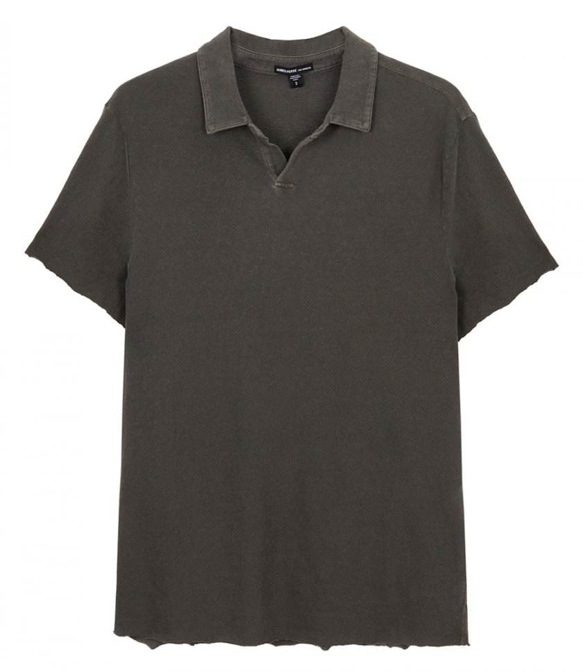 SLUB JERSEY OPEN POLO
