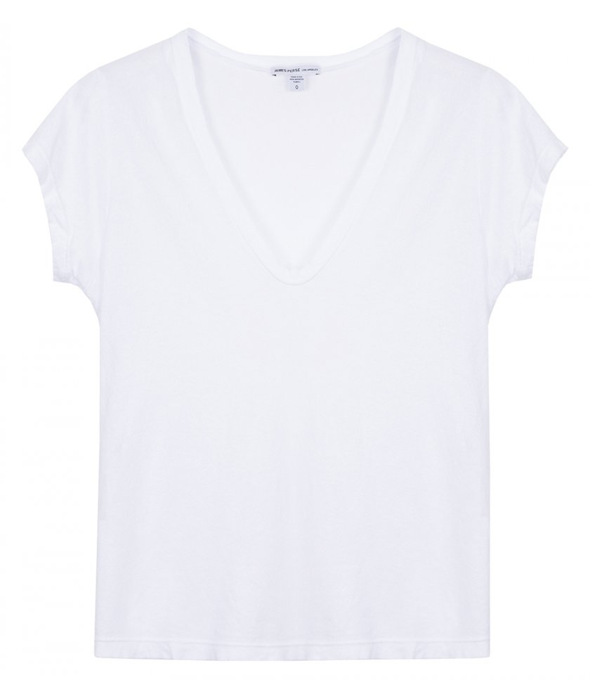 CLOTHES - HIGH GAUGE DEEP V TEE