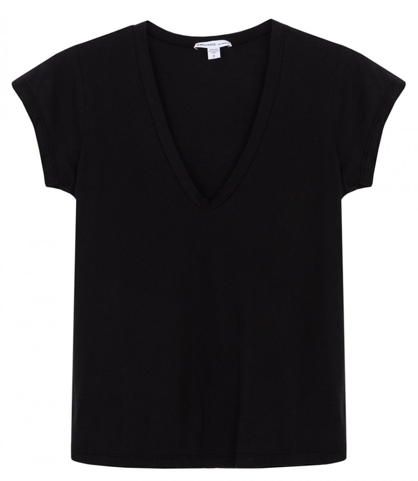 CLOTHES - HIGH GAUGE DEEP V TEE