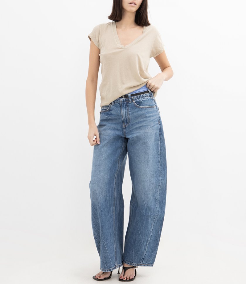 HIGH GAUGE DEEP V TEE