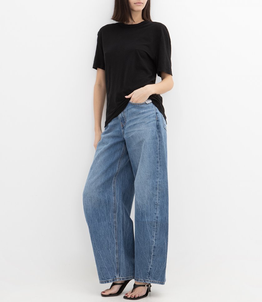 CREPE JERSEY OVERSIZED TEE