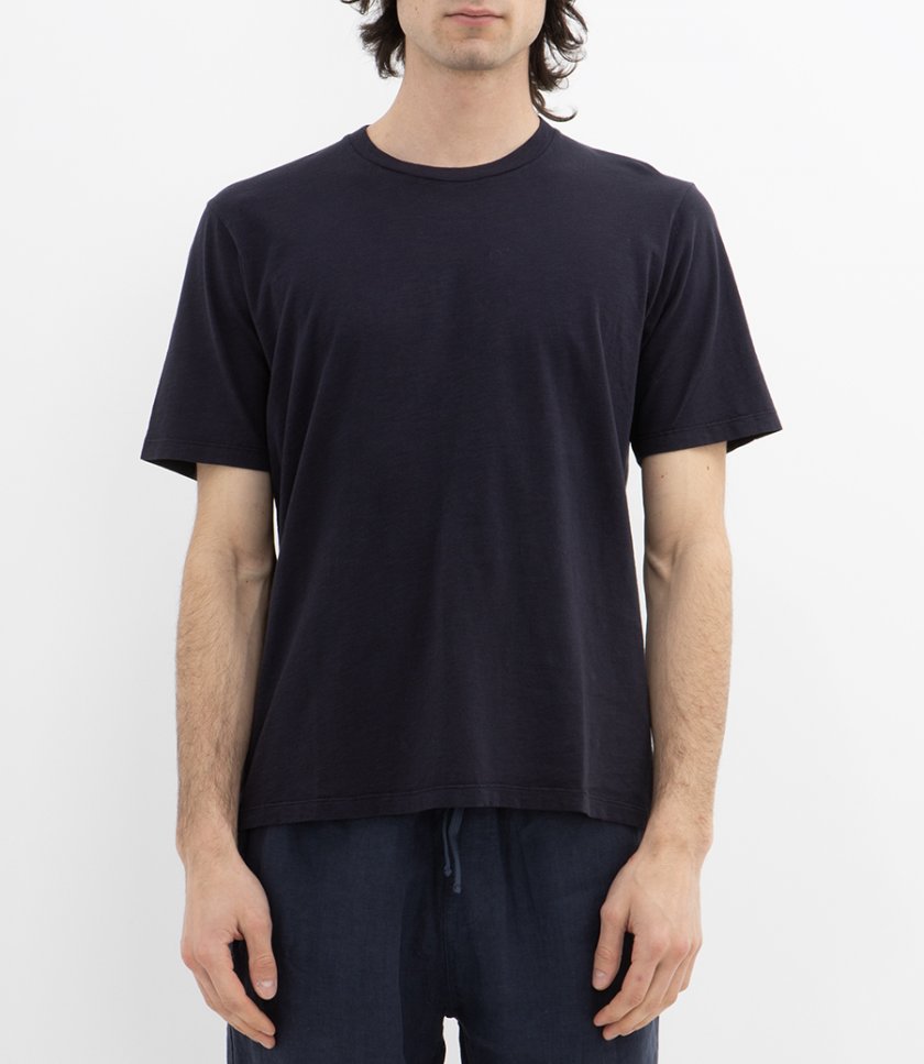 SLUB JERSEY CREW T SHIRT