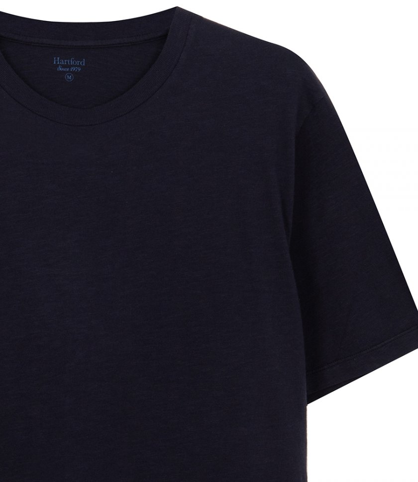 SLUB JERSEY CREW T SHIRT