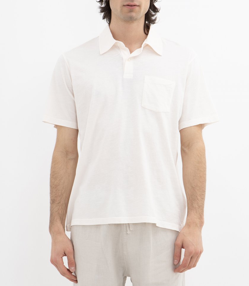 SLUB JERSEY POLO SS