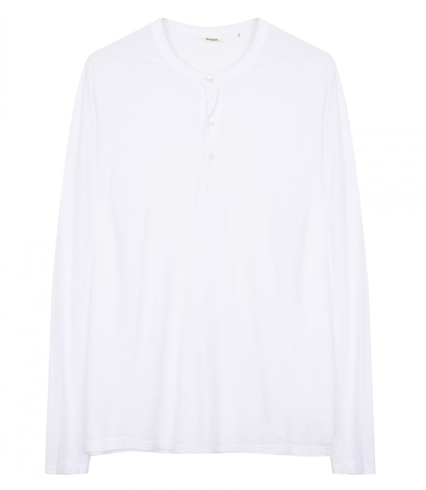 CLOTHES - HENLEY  LYOCELL  LS T-SHIRT