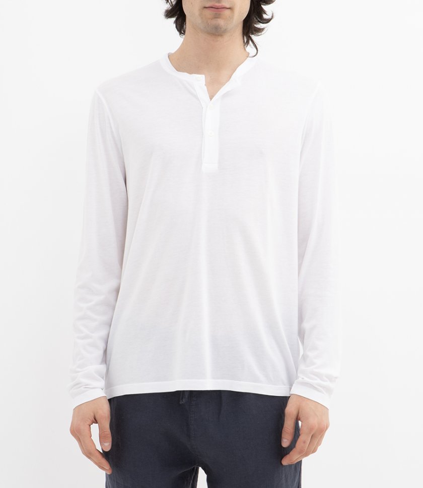 HENLEY LYOCELL LS T-SHIRT