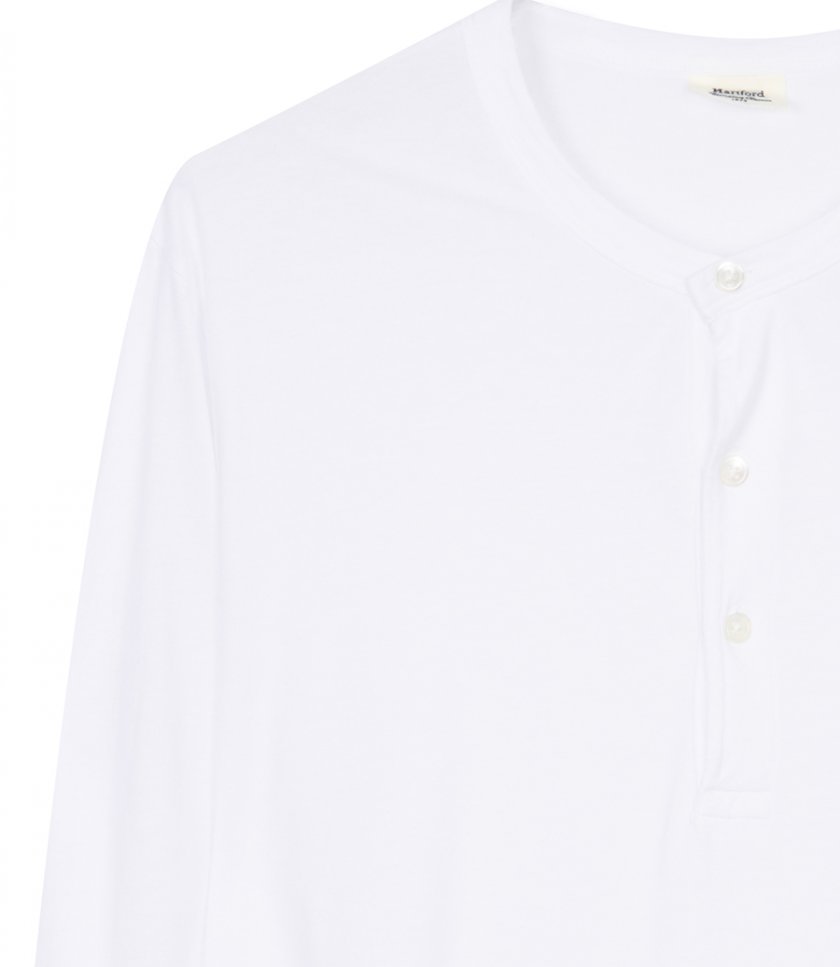 HENLEY LYOCELL LS T-SHIRT