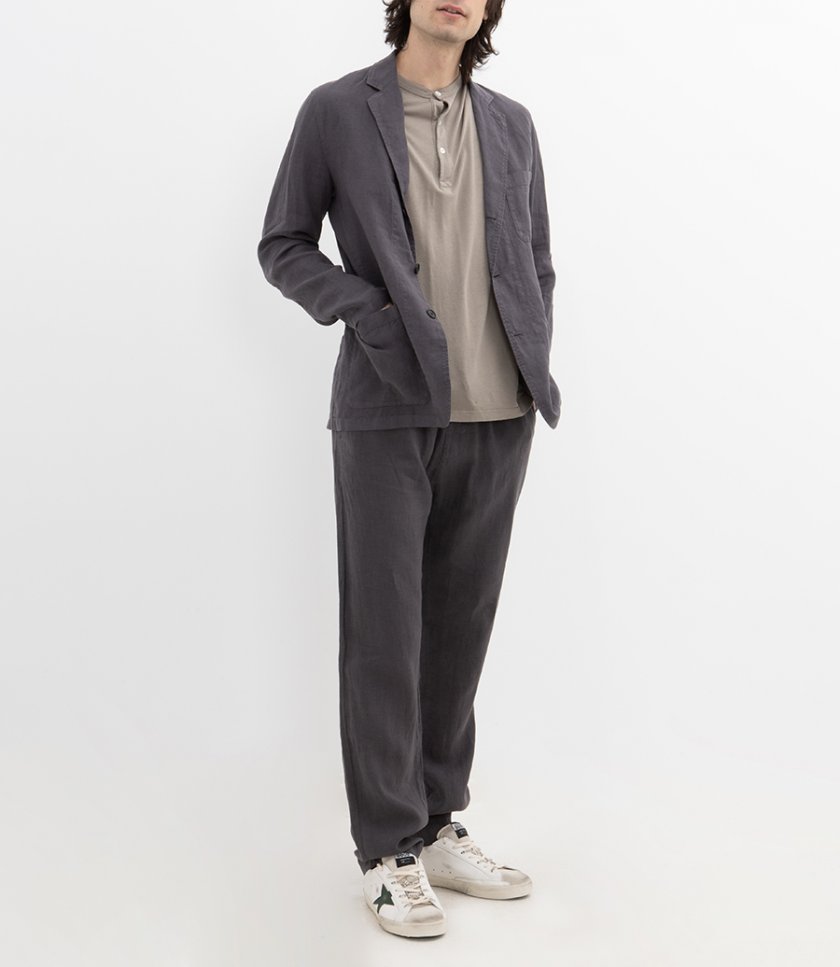 HENLEY LYOCELL LS T-SHIRT