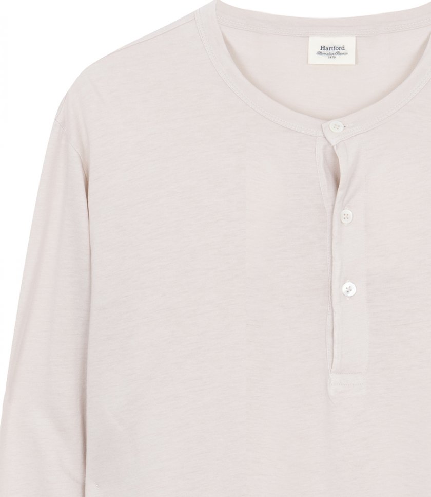 HENLEY LYOCELL LS T-SHIRT