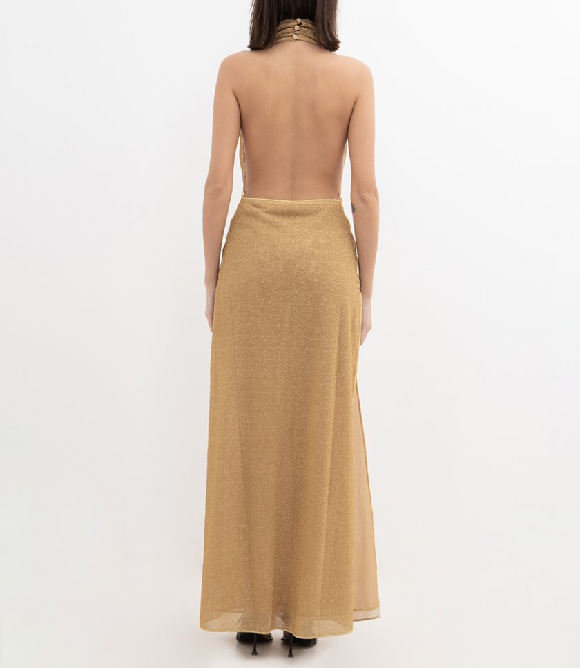 LUMIERE RING TURTLENECK DRESS