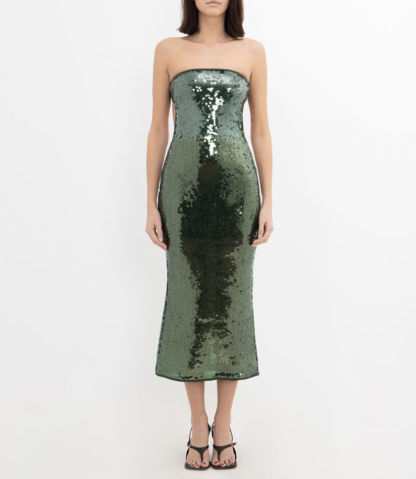 MARYLIN STRAPLESS DRESS