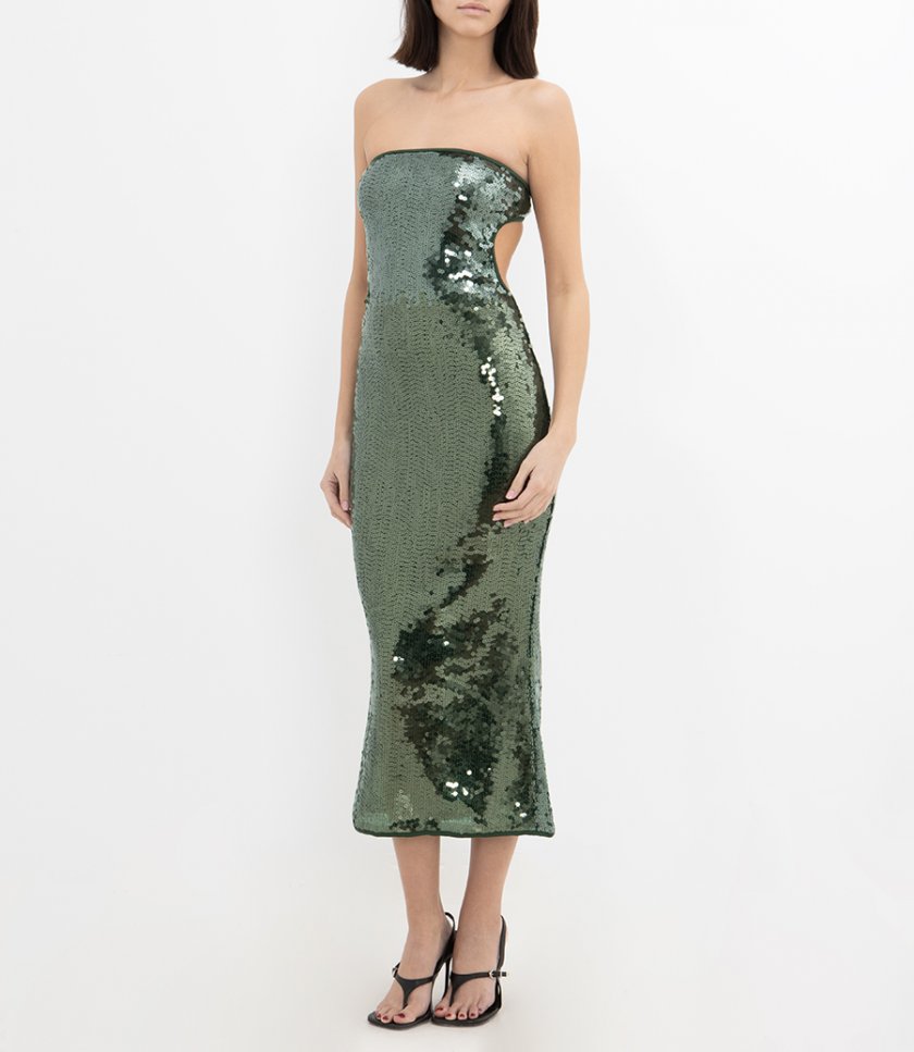 MARYLIN STRAPLESS DRESS