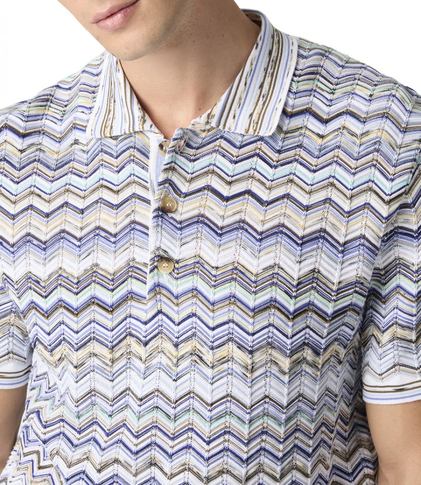 CHEVRON PATTERN POLO