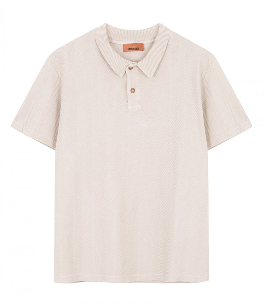 ZIGZAG MOTIF POLO