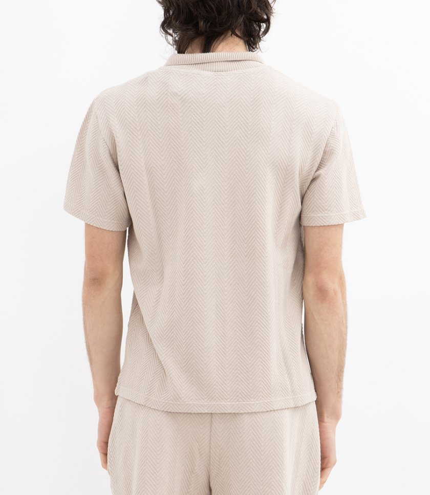 ZIGZAG MOTIF POLO