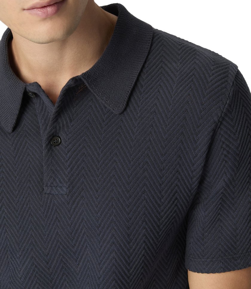 ZIGZAG MOTIF POLO