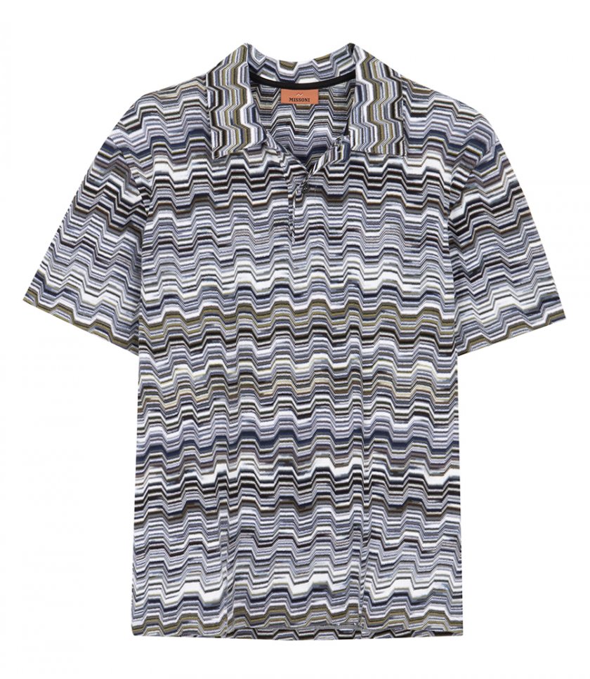 MISSONI - ZIGZAG PATTERN SS POLO
