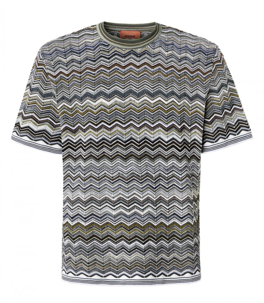 MISSONI - CHEVRON PATTERN SS T-SHIRT