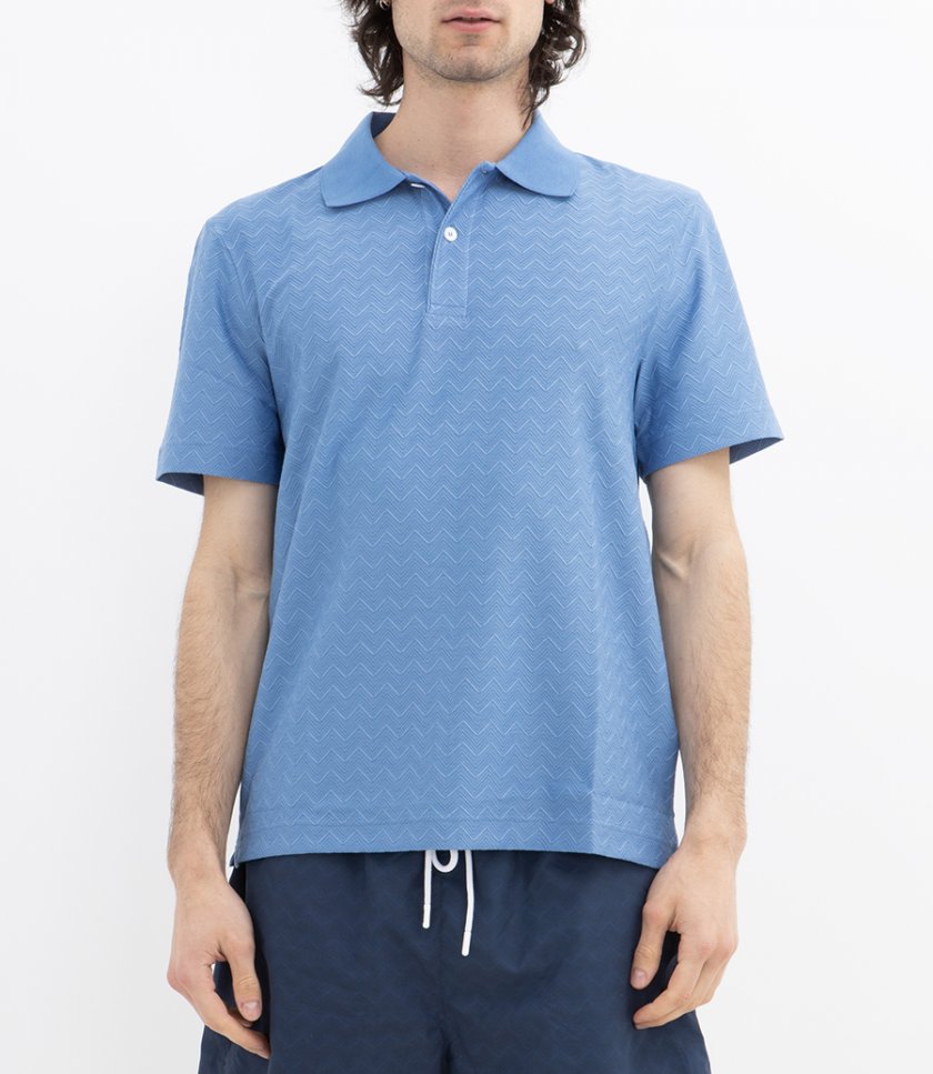 ZIGZAG DESIGN POLO SS