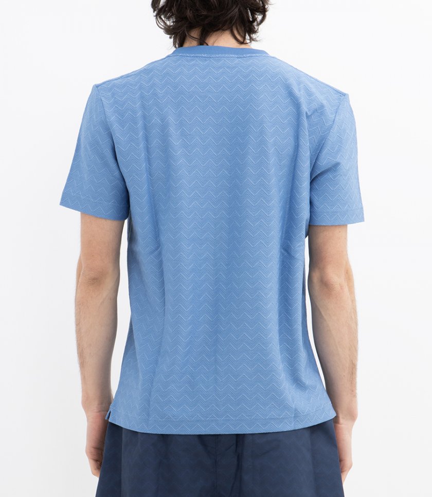 ZIGZAG DESIGN T-SHIRT SS
