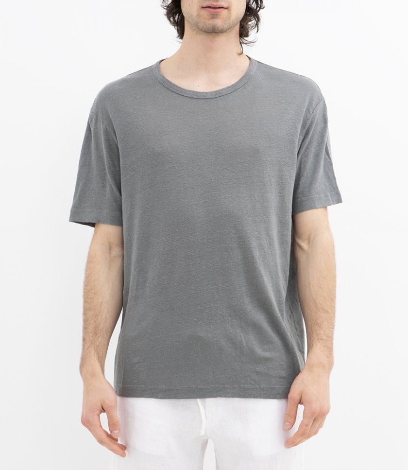 LINEN CREW SS